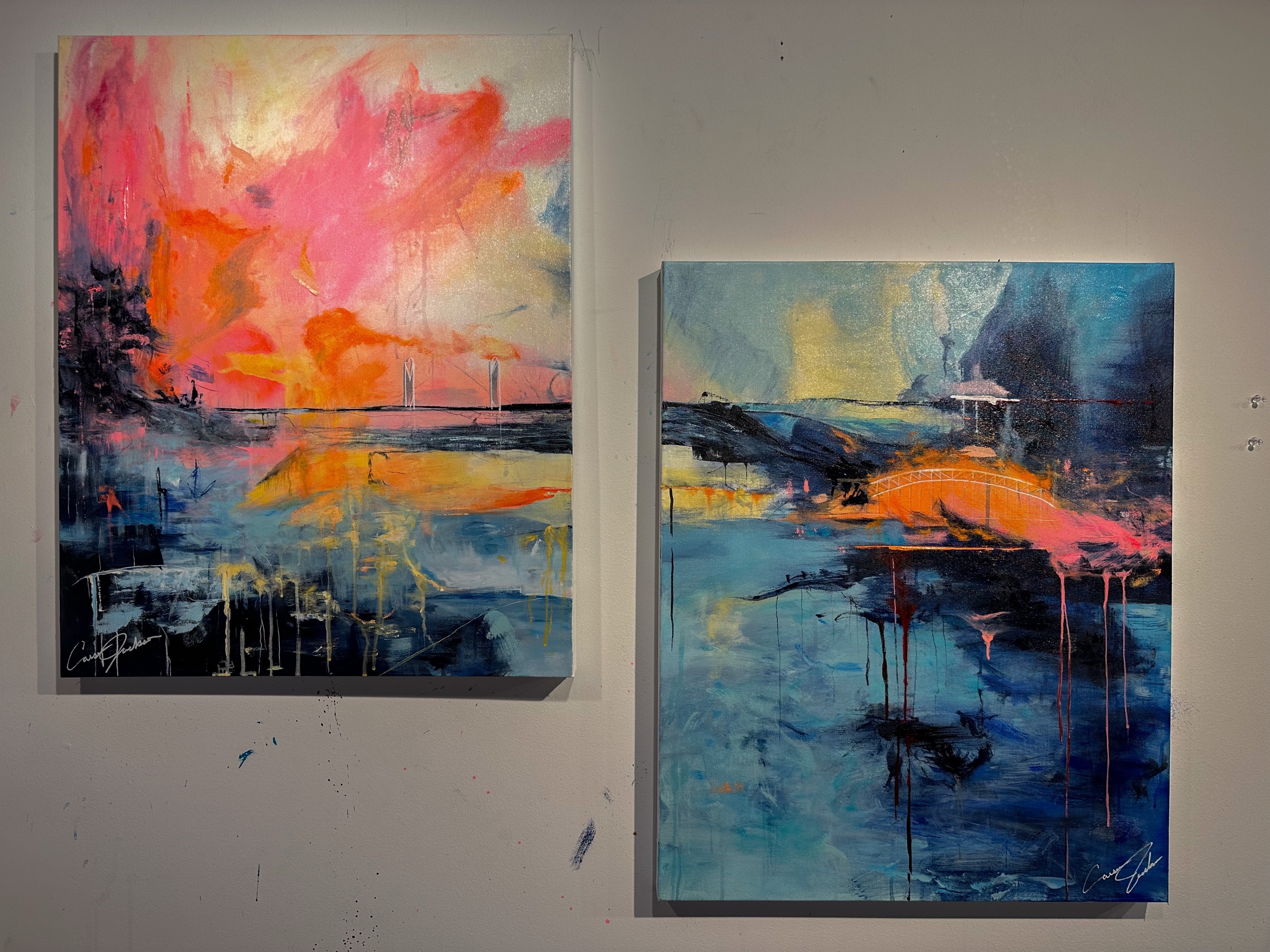Seaside Suave Diptych